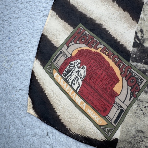 Vintage Ralph Lauren Scarf‎ 33x33 Safari Journal African Animal British India - Picture 4 of 15